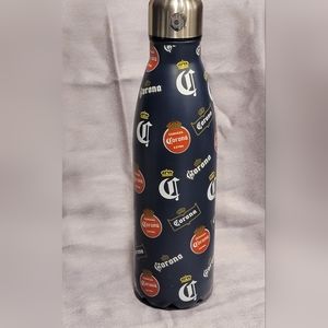 Corona Stainless Steel Water Bottle, Like New,by Grupo Modelo